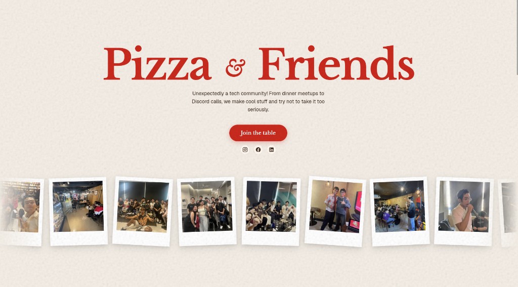 Pizza & Friends
